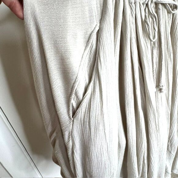 FREE PEOPLE LILLIE ENDLESS SUMMER GAUZY MINI BEACH HALTER DRESS SIZE L FESTIVAL - Picture 8 of 14